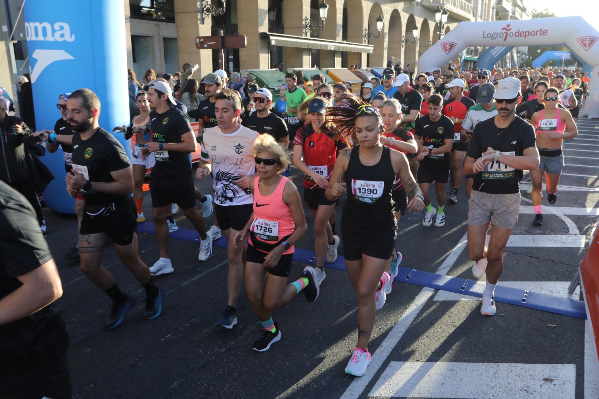 Las imágenes de la Maratón de Logroño