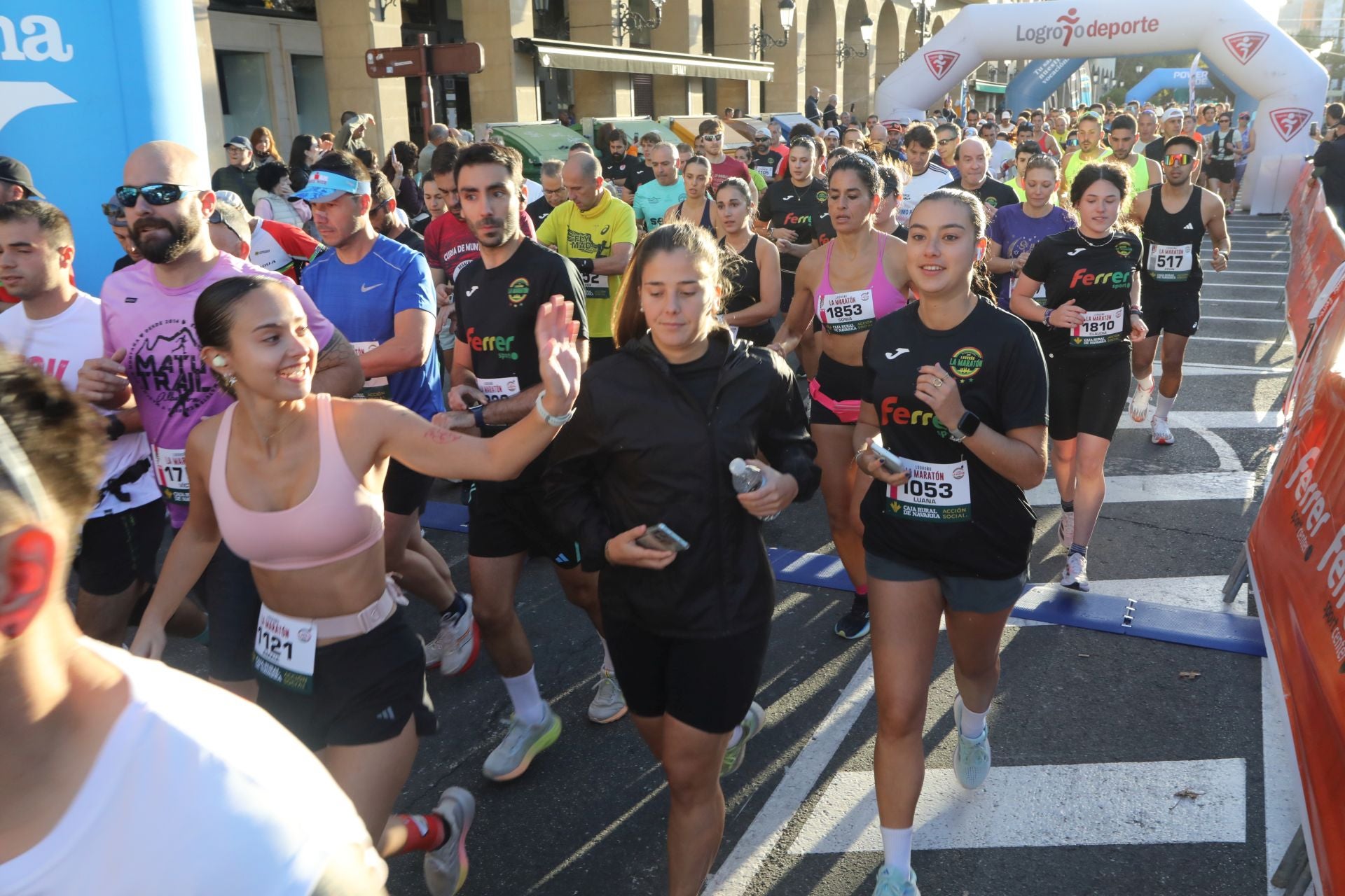 Las imágenes de la Maratón de Logroño