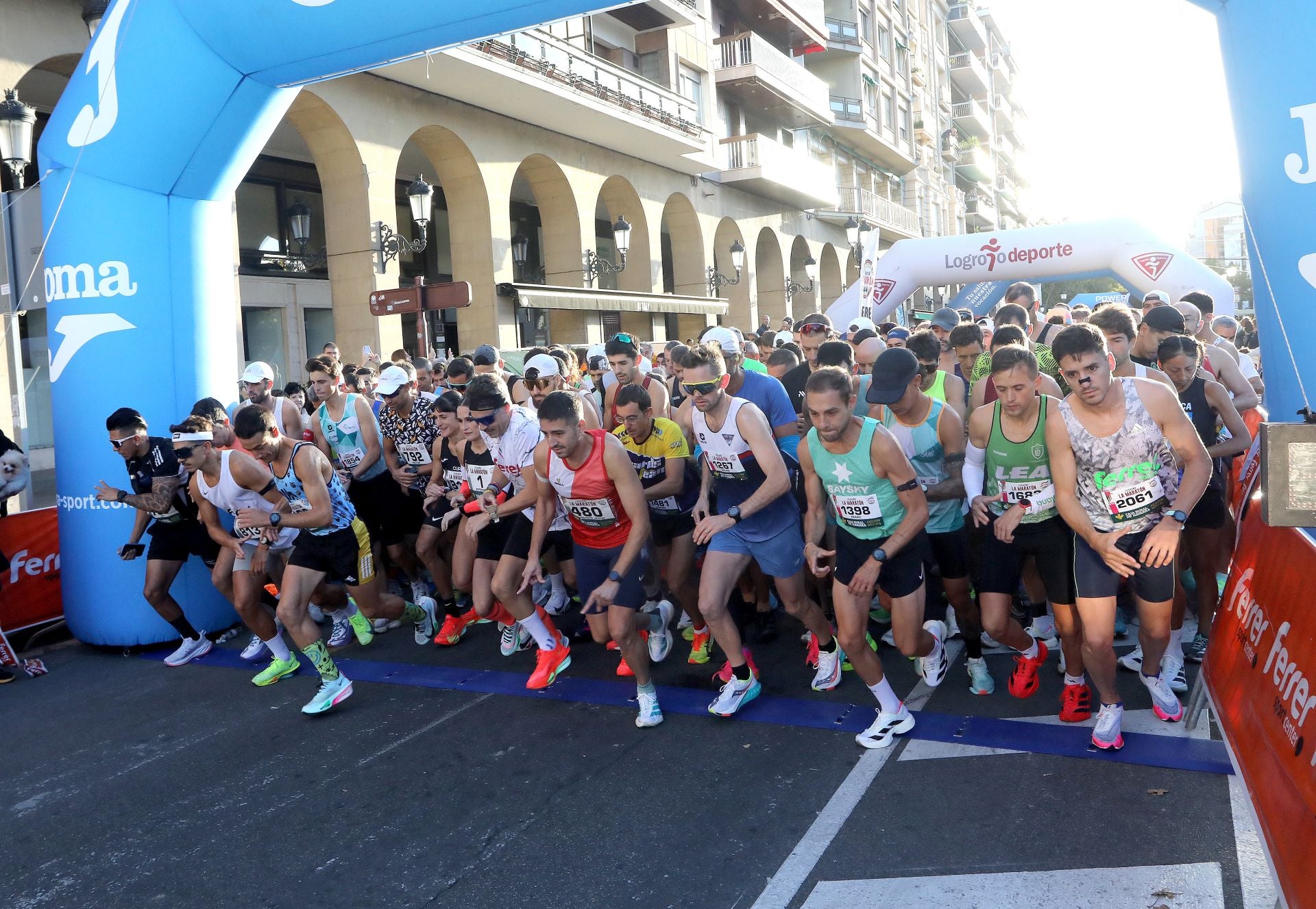 Las imágenes de la Maratón de Logroño