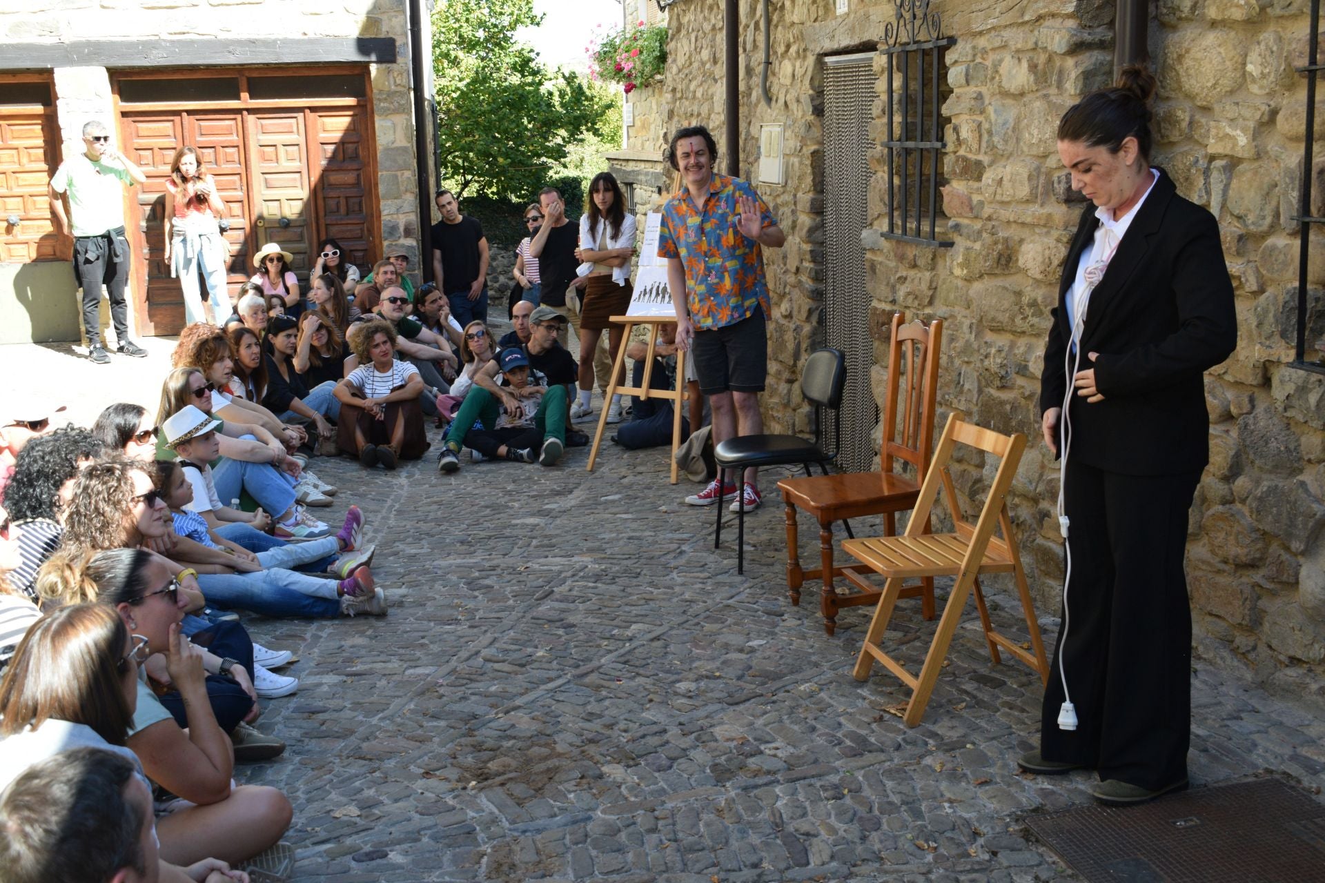 Microteatro por las &#039;Calles Empedradas&#039; de San Román de Cameros