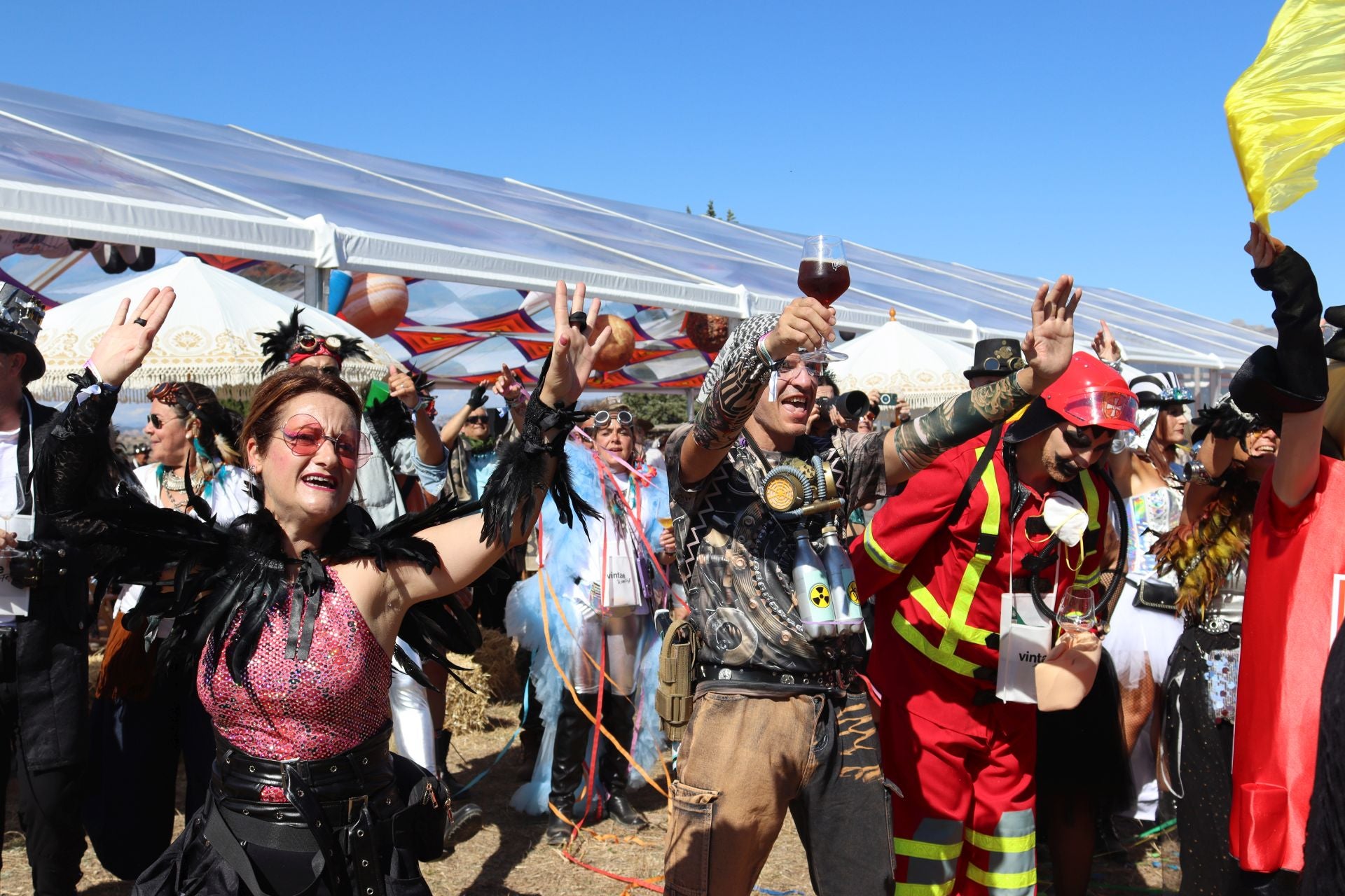 Disfraces, música y buen vino en el Vintae Wine Fest
