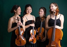 Moser String Quartet, formación en la que participa la riojana Patricia Muro.