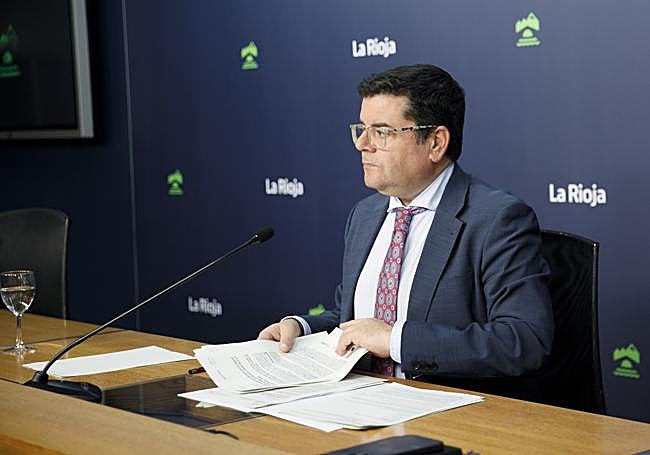 Alfonso Domínguez, durante su comparecencia de este martes.