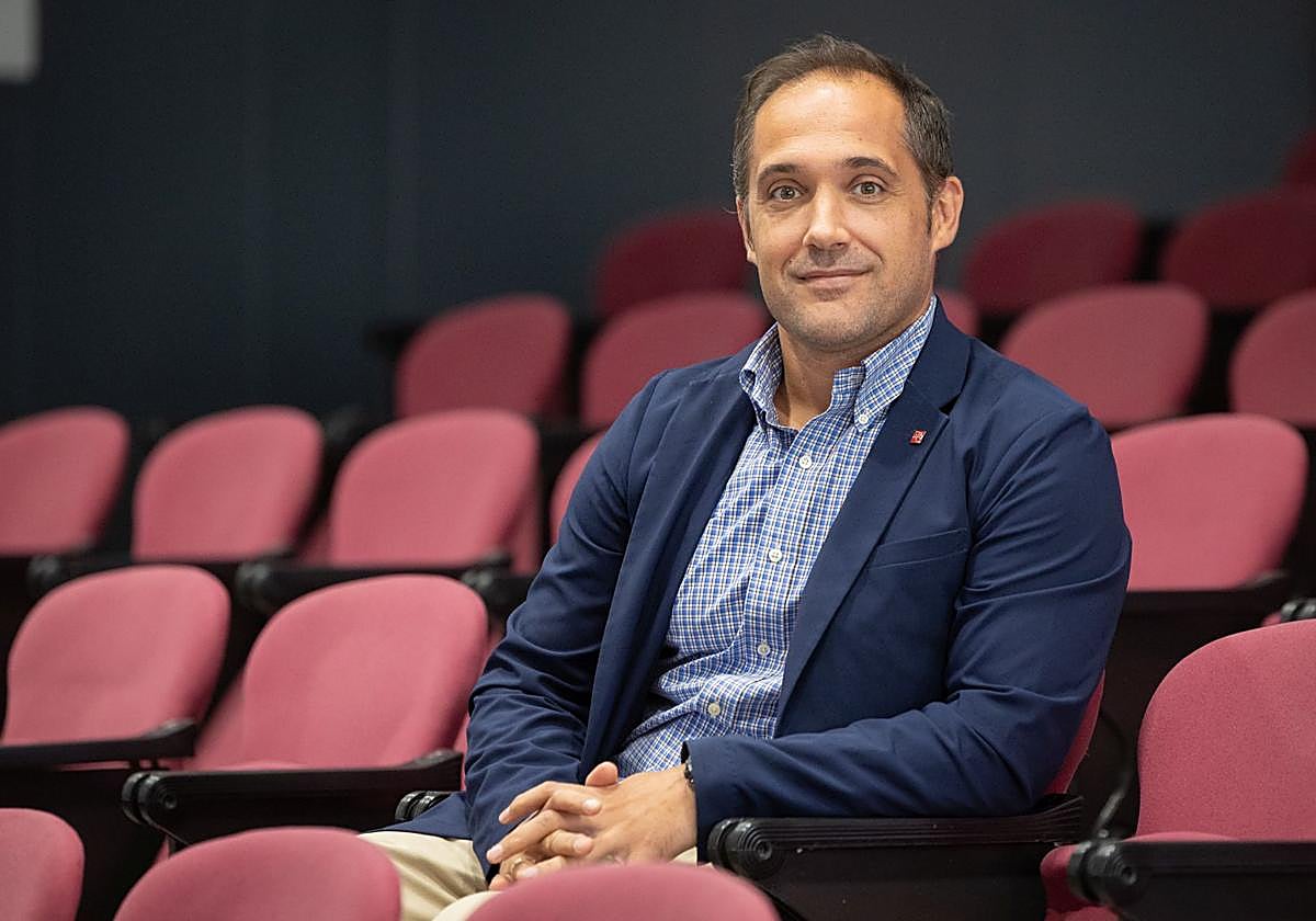 Eduardo Fonseca, este martes en la UR.