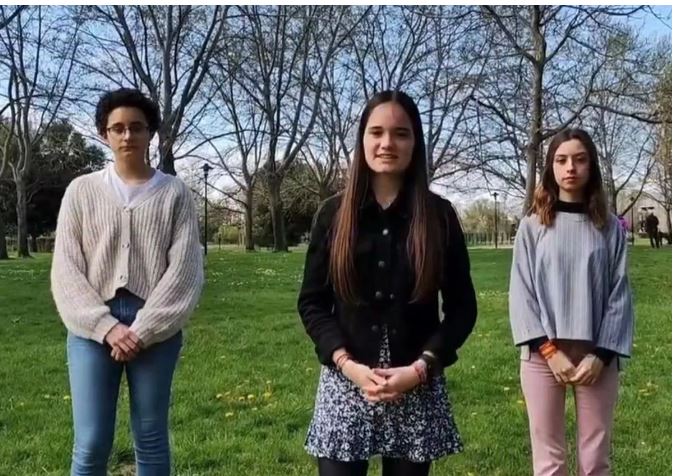 Valeria Villamor, Raquel de Ángel y Erika Jiménez, creadoras del proyecto HER.