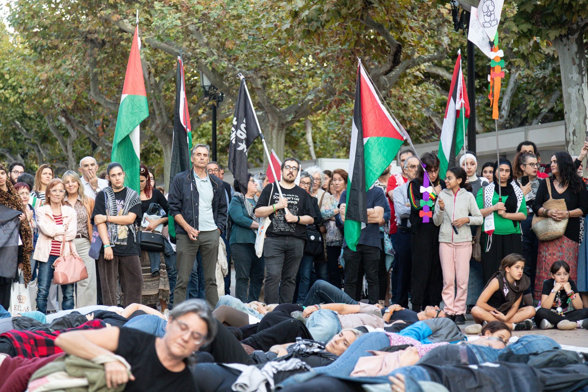 Protesta en Logroño contra la masacre en Gaza