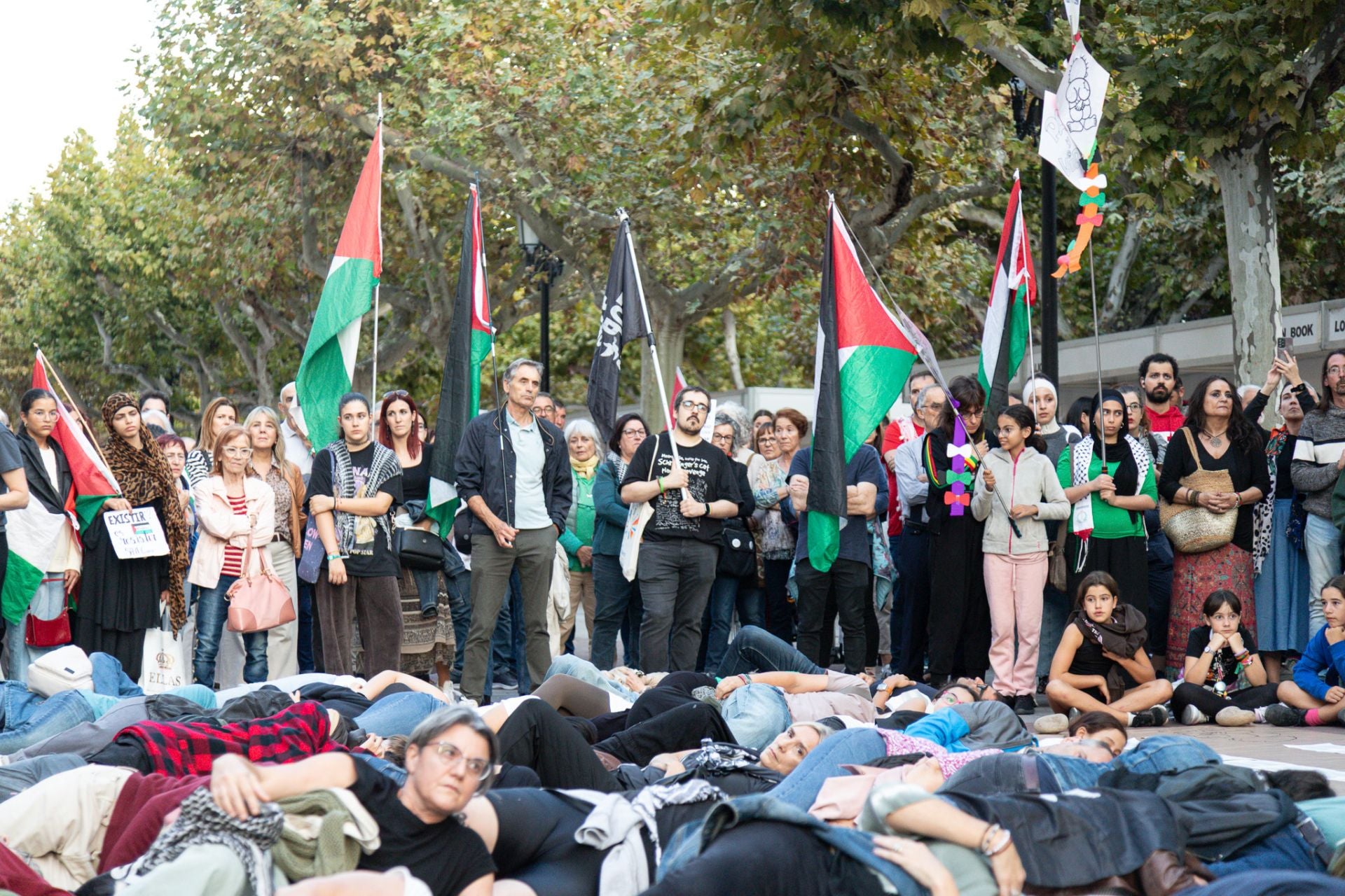 Protesta en Logroño contra la masacre en Gaza