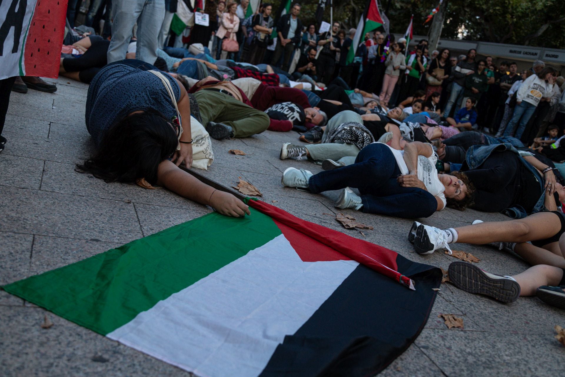 Protesta en Logroño contra la masacre en Gaza