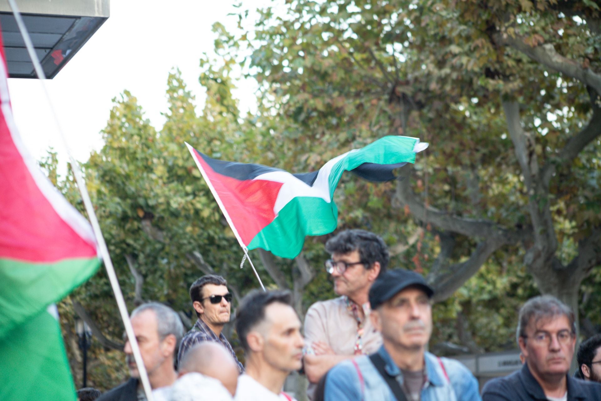 Protesta en Logroño contra la masacre en Gaza