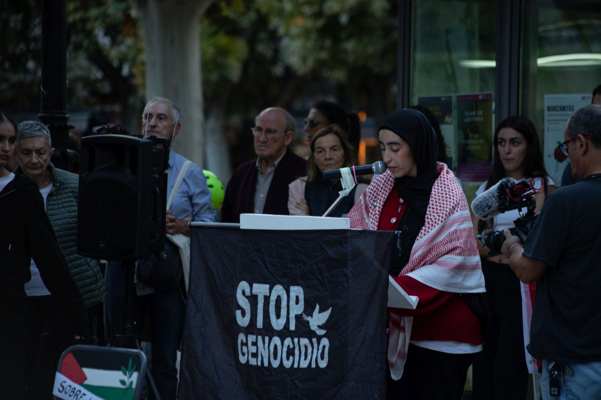 Protesta en Logroño contra la masacre en Gaza
