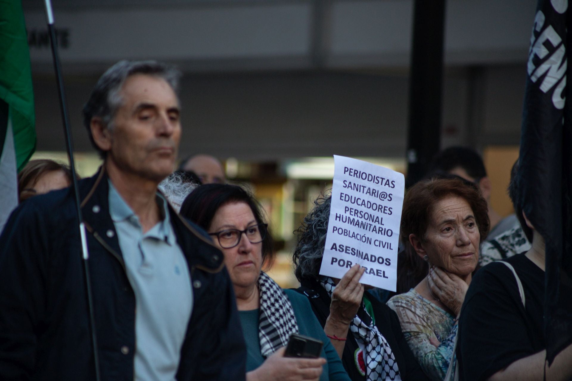 Protesta en Logroño contra la masacre en Gaza