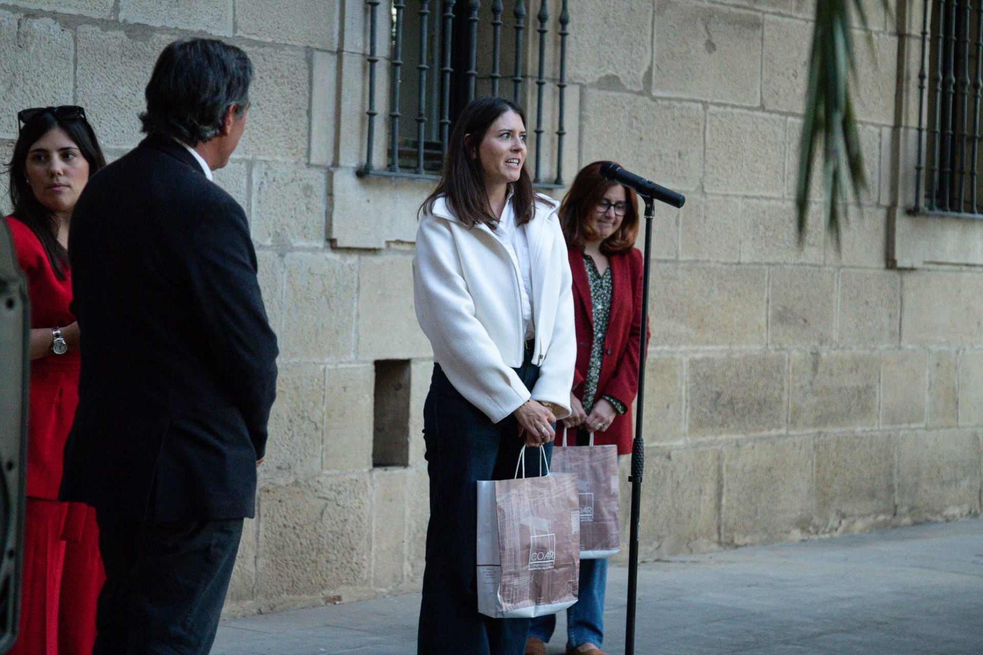 Las imágenes del homenaje a los arquitectos