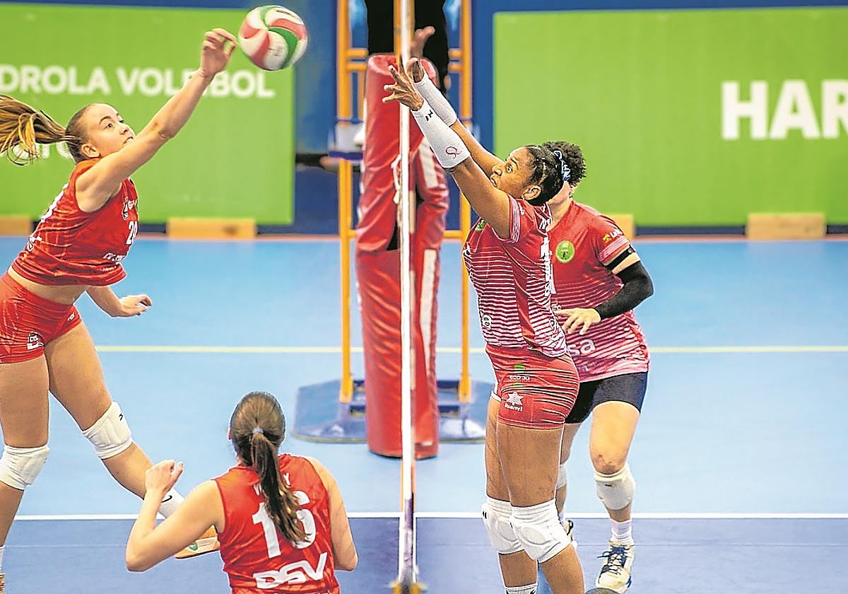 El Ocisa Haro y el Sant Cugat en el último encuentro, la semana pasada, en el Memorial Lorena Ojeda.