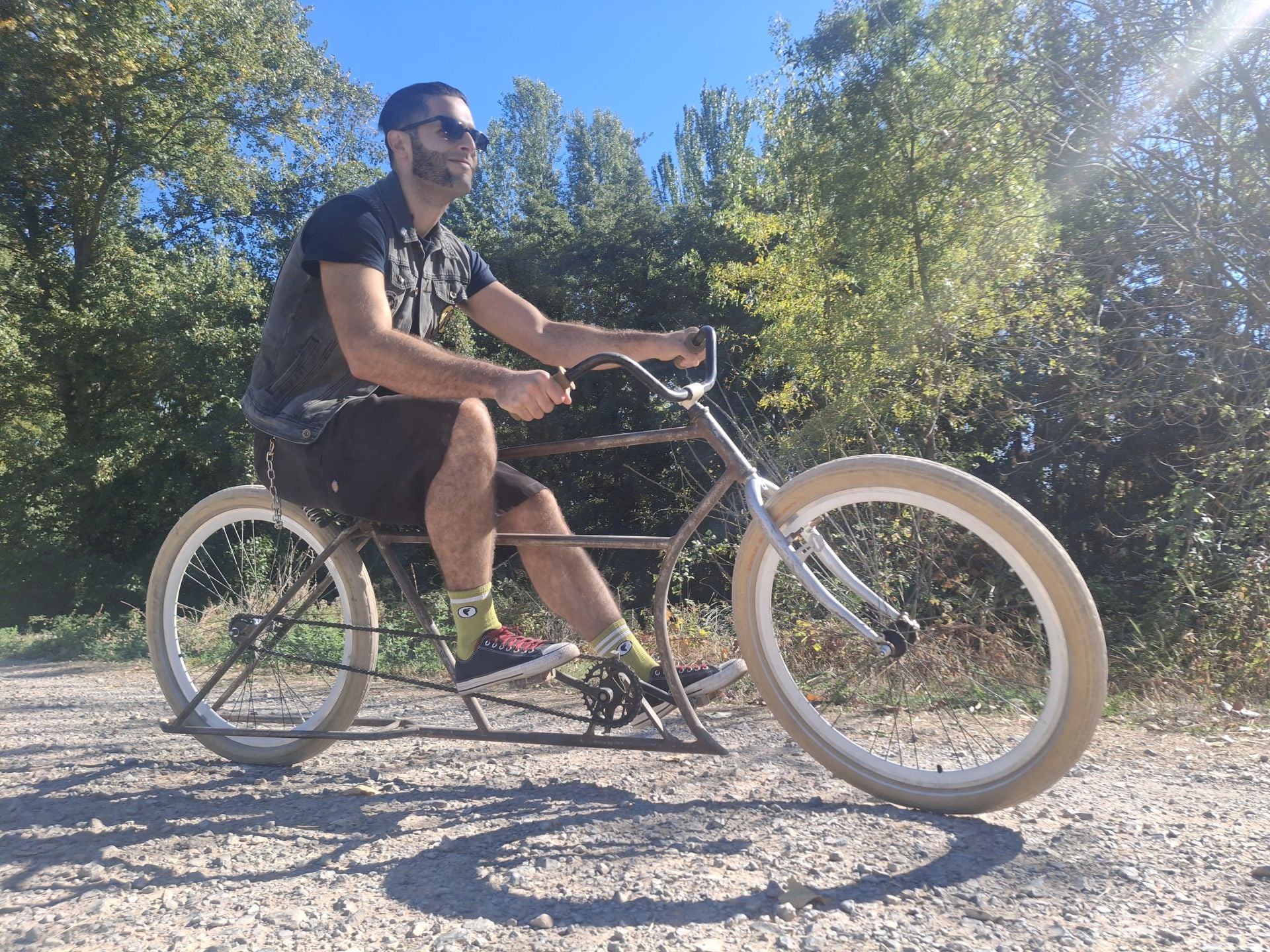 De paseo por Logroño con las bicicletas customizadas