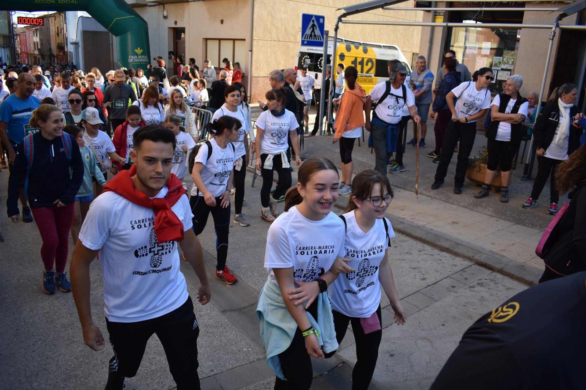 Las imágenes de la carrera y marcha solidaria en El Redal