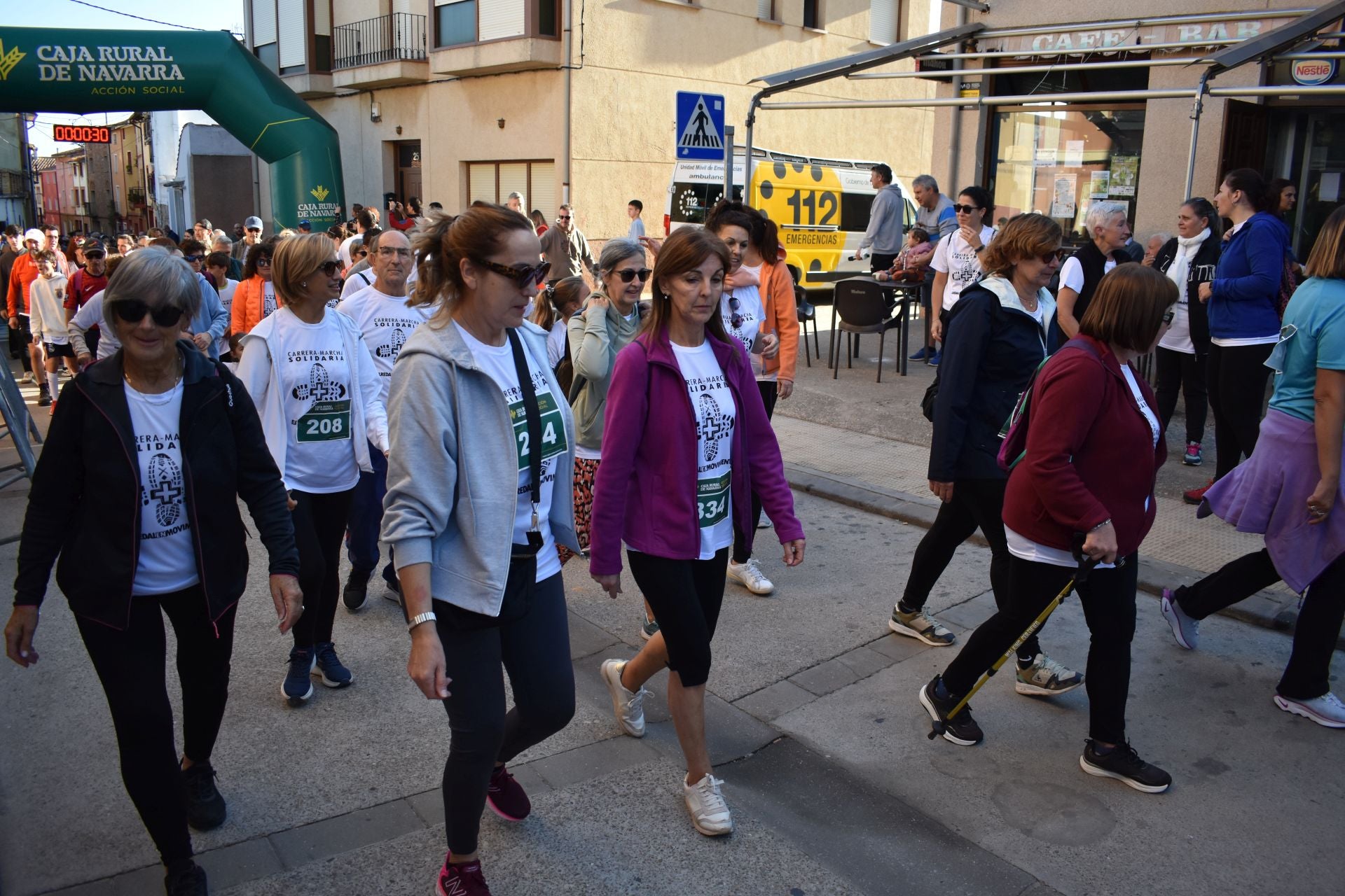 Las imágenes de la carrera y marcha solidaria en El Redal