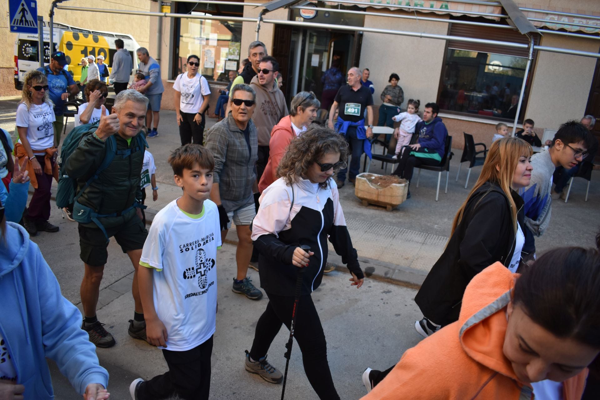 Las imágenes de la carrera y marcha solidaria en El Redal