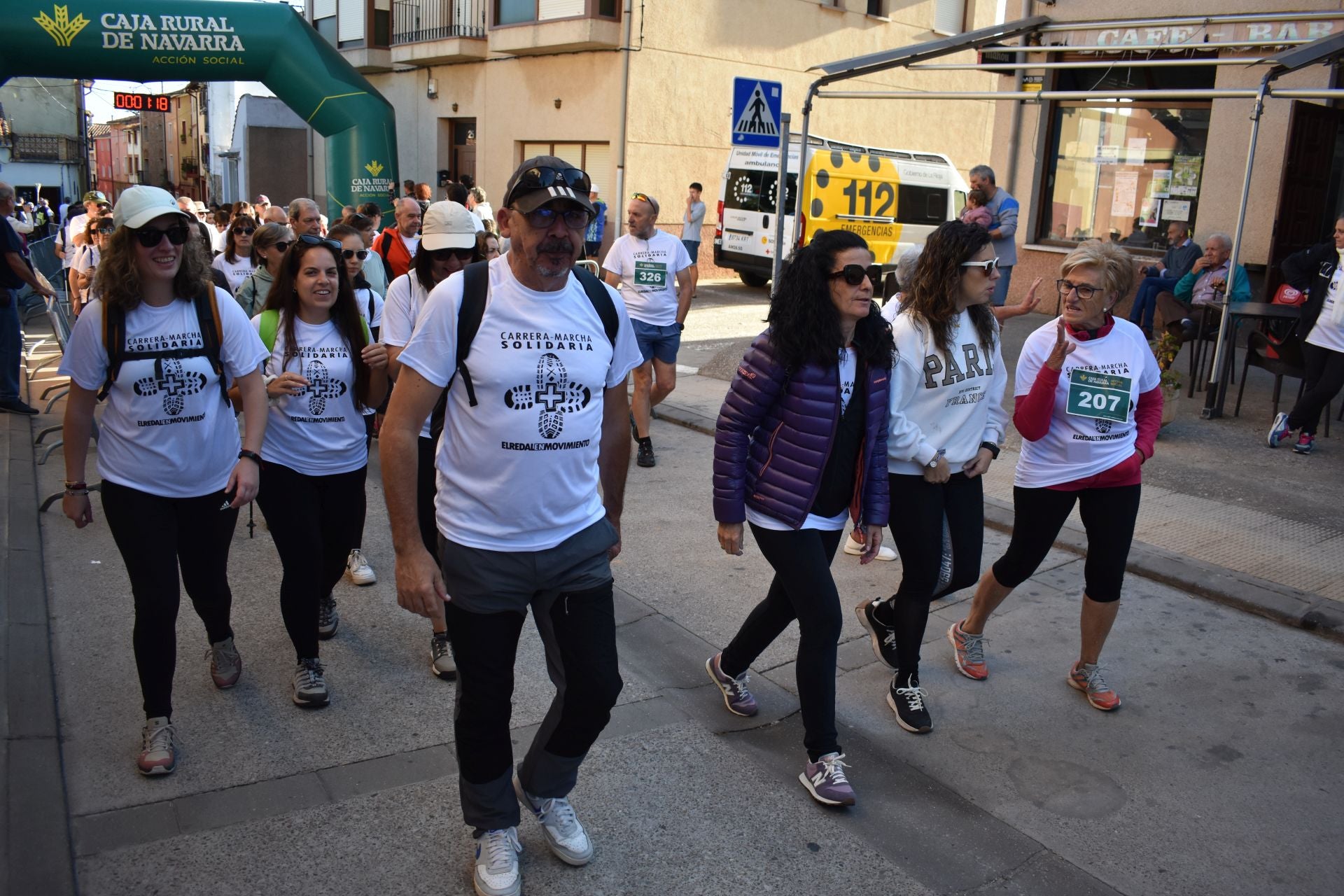 Las imágenes de la carrera y marcha solidaria en El Redal