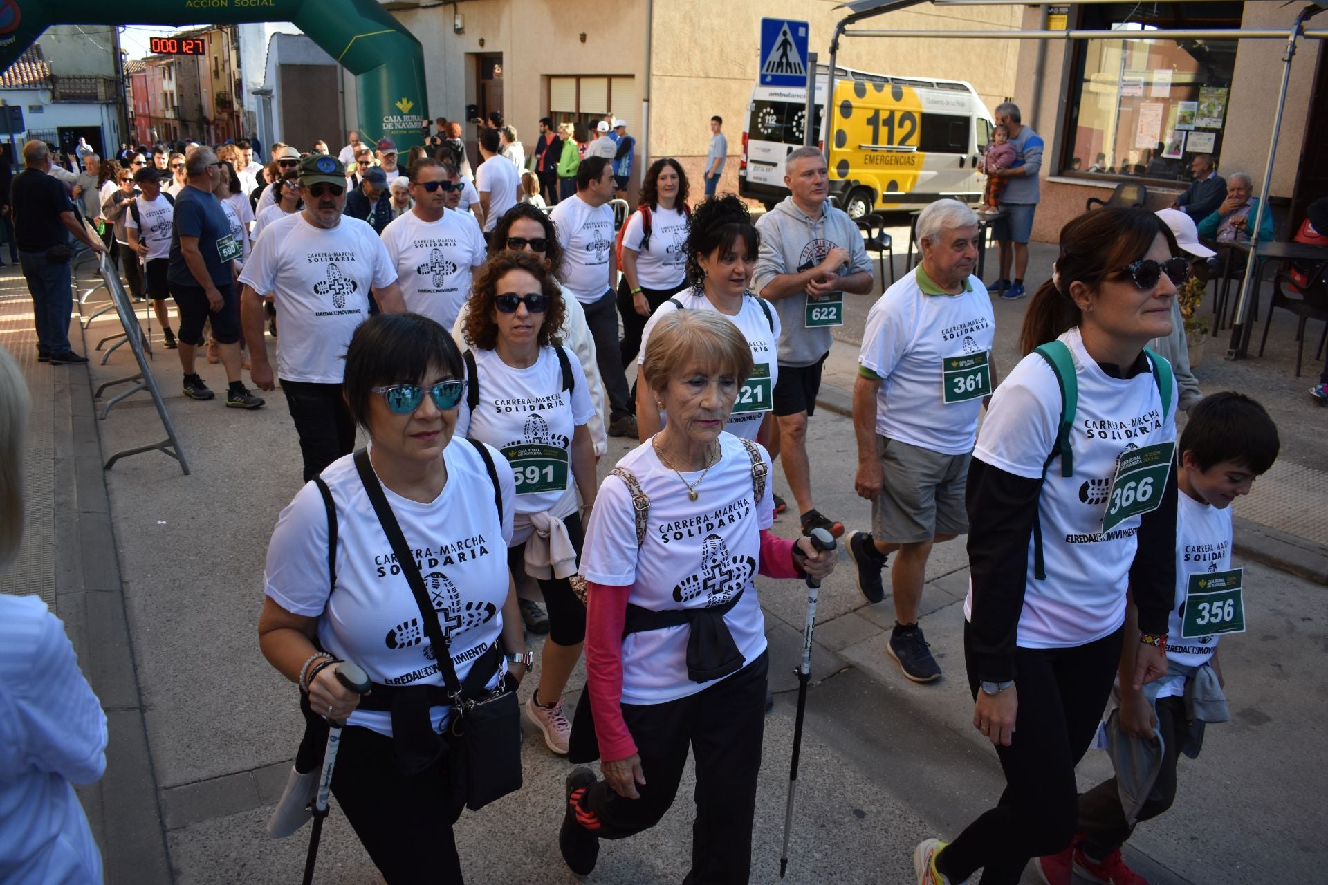 Las imágenes de la carrera y marcha solidaria en El Redal