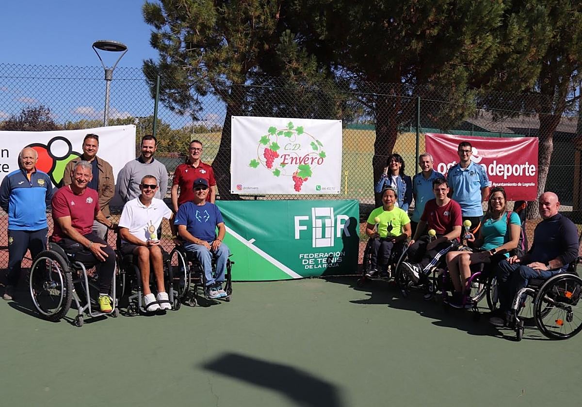 Sam Gómez, campeón de Tenis en Silla de Ruedas en la Hípica de Logroño