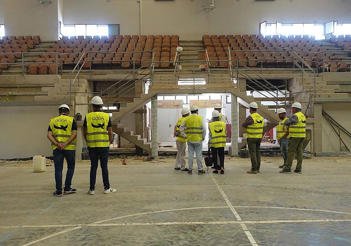 Las obras del frontón de El Ferial de Haro se prolongarán hasta el 28 de noviembre