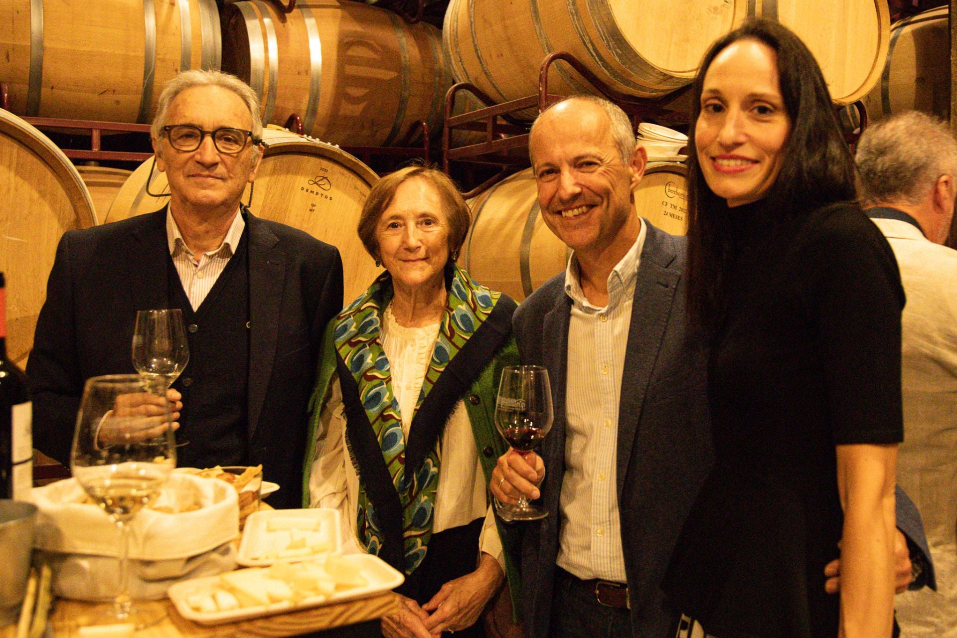 Jesús Miguel Alonso Chávarri, Inmaculada Alonso Chávarri, Luis San Juan y Zaloa González.