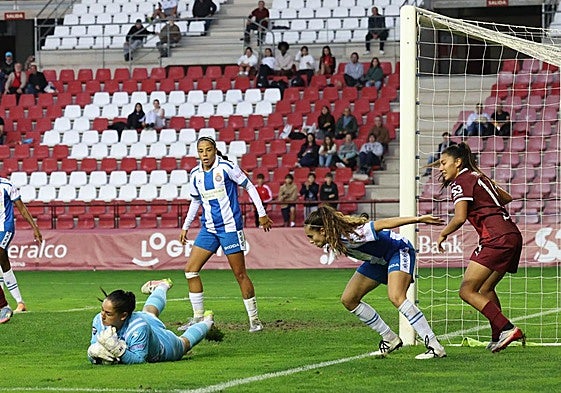 El Espanyol se llevó la victoria de Las Gaunas.