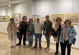 Exposición de pintura a favor de Cáritas