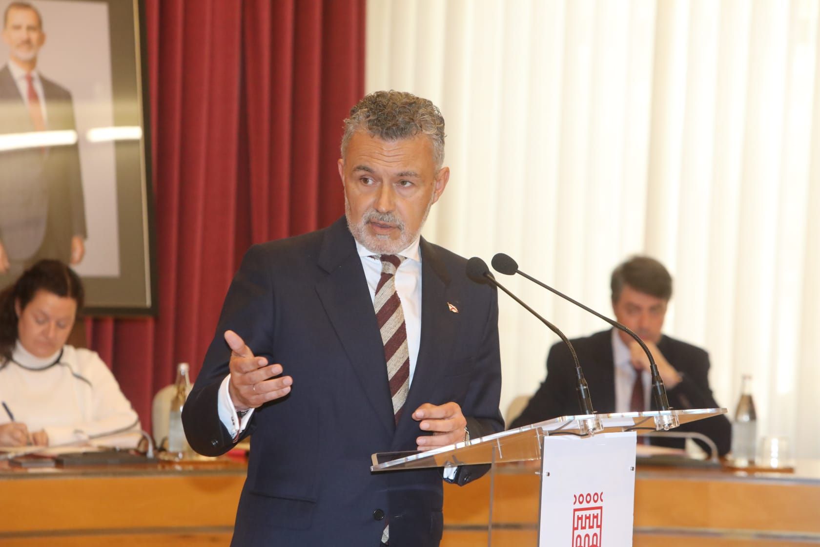 El alcalde Escobar, este lunes.