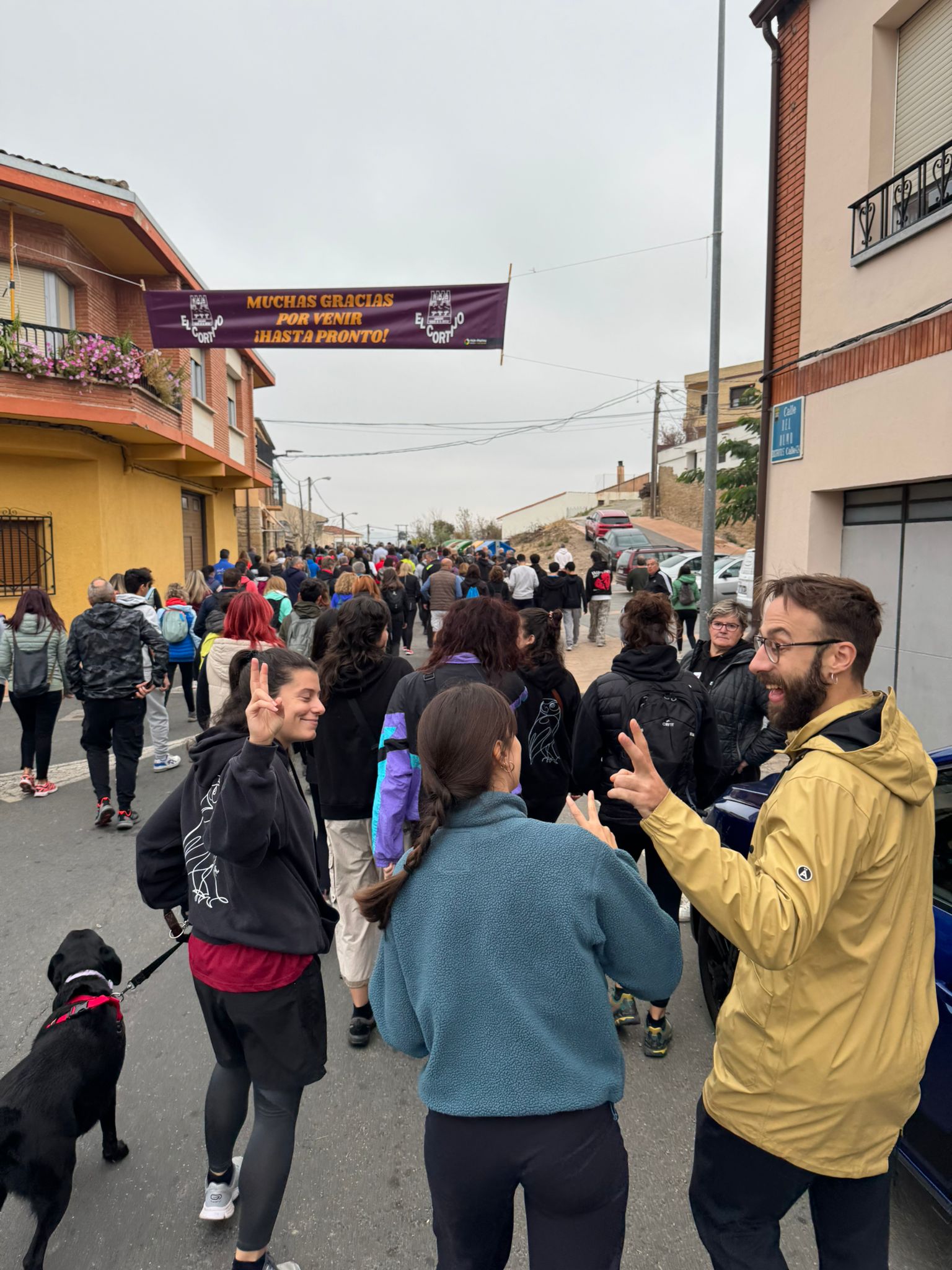 Marcha del vino y el chorizo asado de El Cortijo