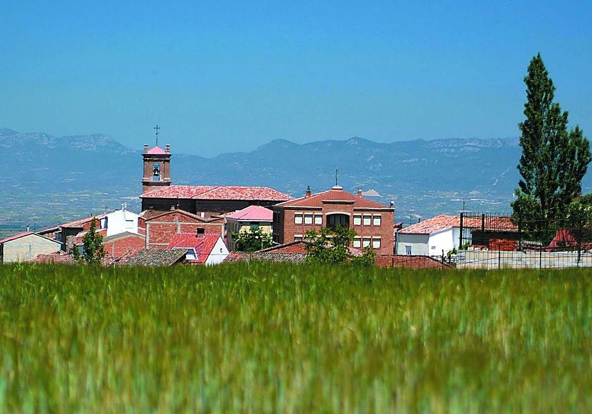 Vista panorámica del pueblo de Santa Coloma.