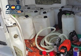 Detenidas dos personas en Logroño por el robo de 1.200 litros de gasoil en camiones y depósitos