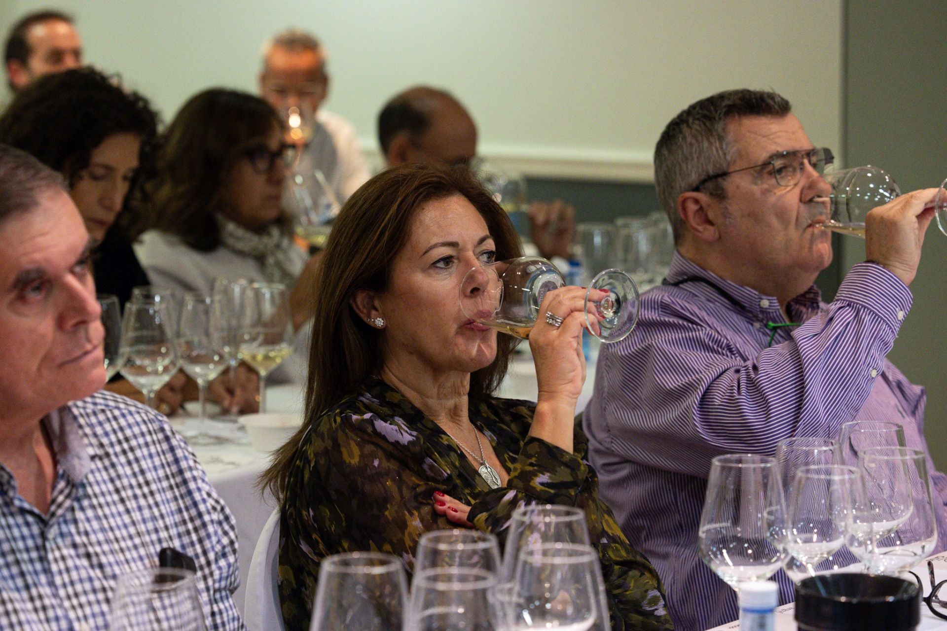 Las imágenes de la cata de Viticultores de Lapuebla