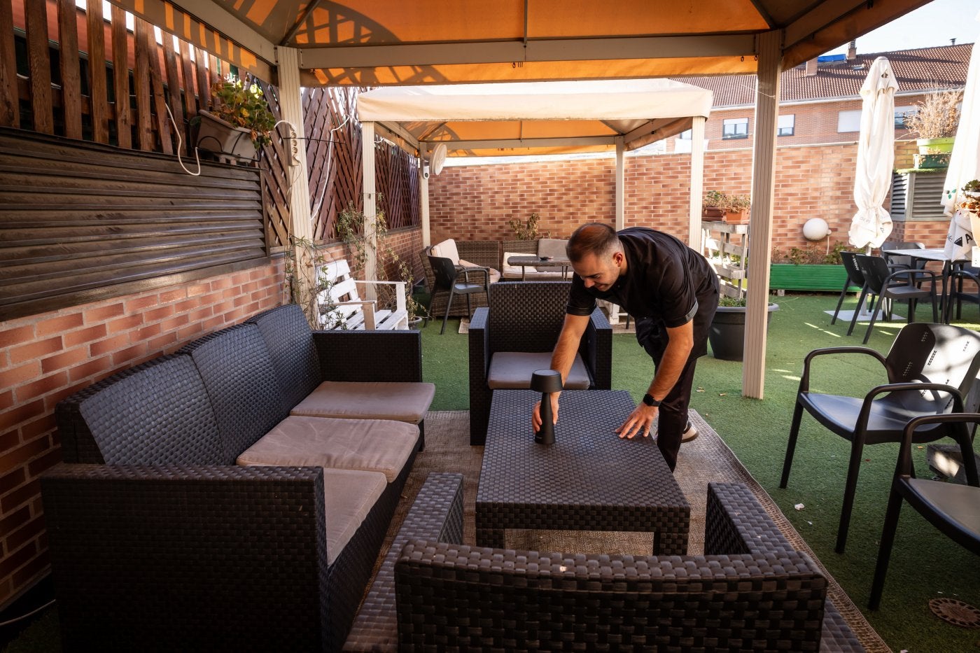 Terraza chill-out del Ágora Lounge.