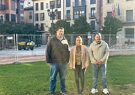 La Plaza de España de Nájera renueva su pavimento por 440.000 euros