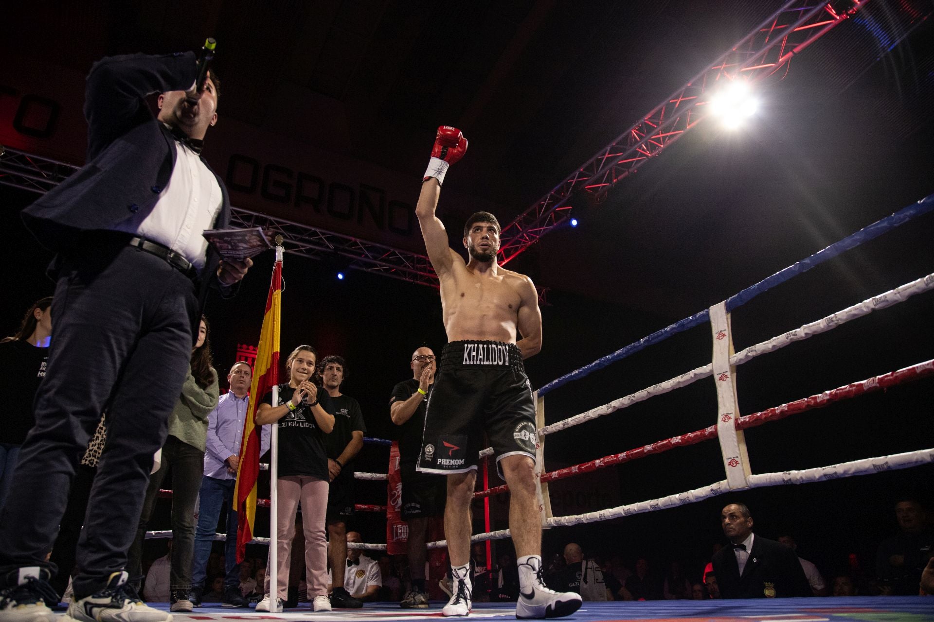 Las imágenes del combate de Gazi Kalidov