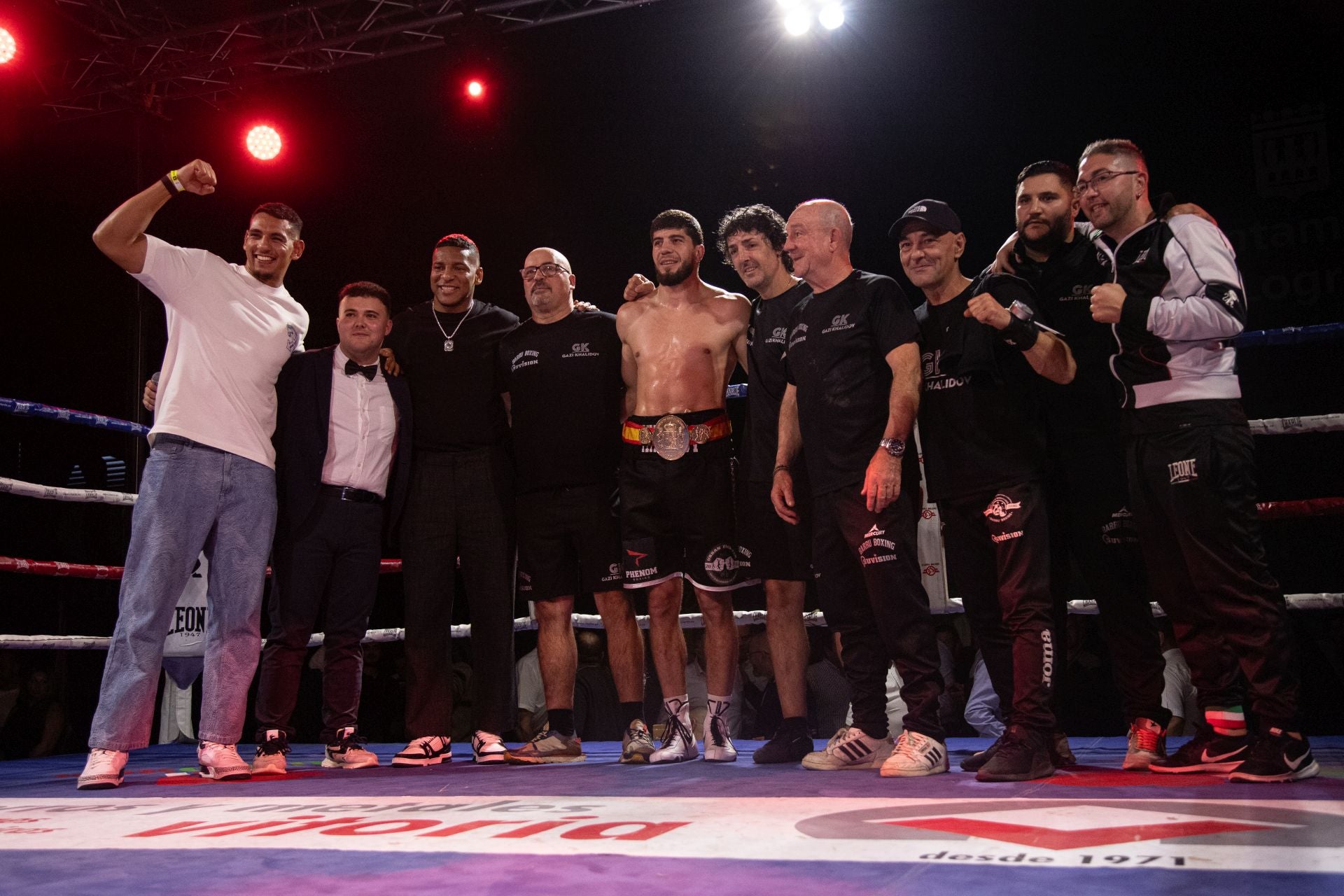 Las imágenes del combate de Gazi Kalidov