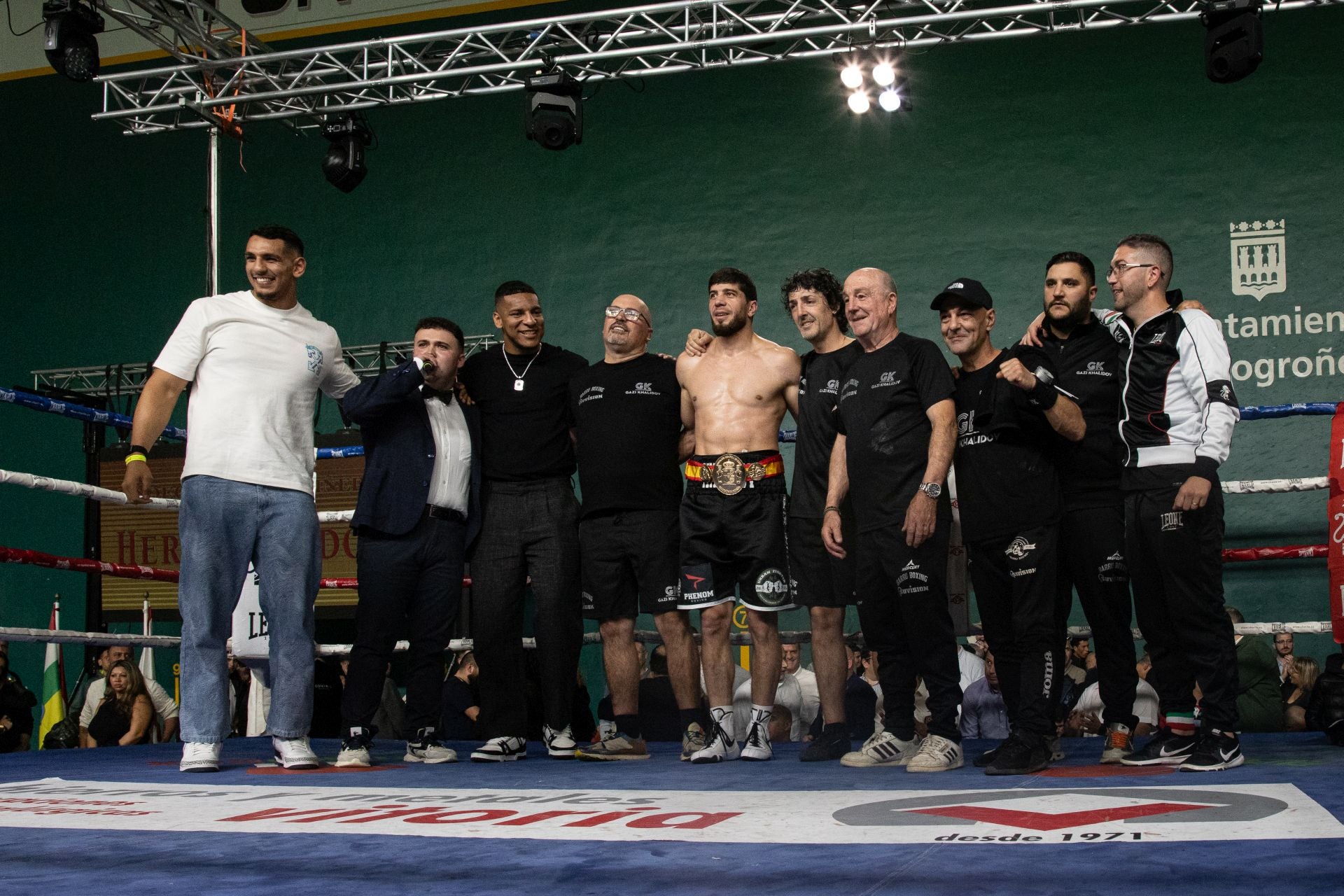 Las imágenes del combate de Gazi Kalidov