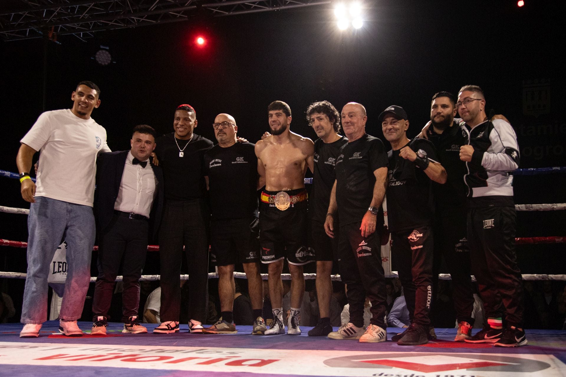 Las imágenes del combate de Gazi Kalidov