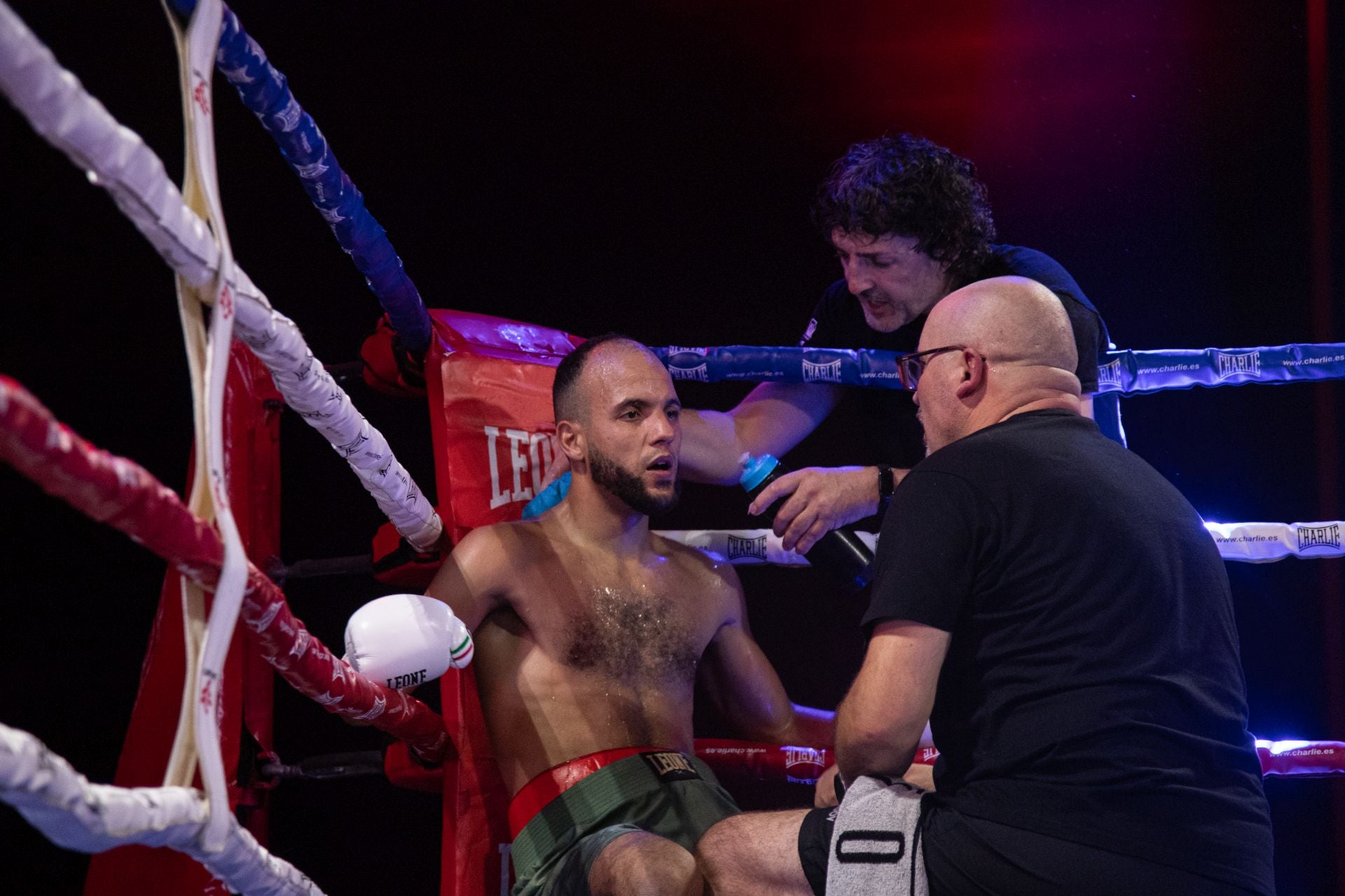 Las imágenes del combate de Gazi Kalidov