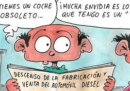 El descenso de la fabricación y venta del automóvil diésel, según Tris