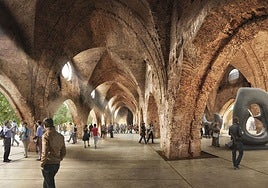 Proyecto de Guillermo Vázquez Consuegra para hacer de las Reales Atarazanas de Sevilla un centro cultural.