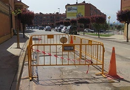 Avería en una calle alfareña, en una imagen de archivo.