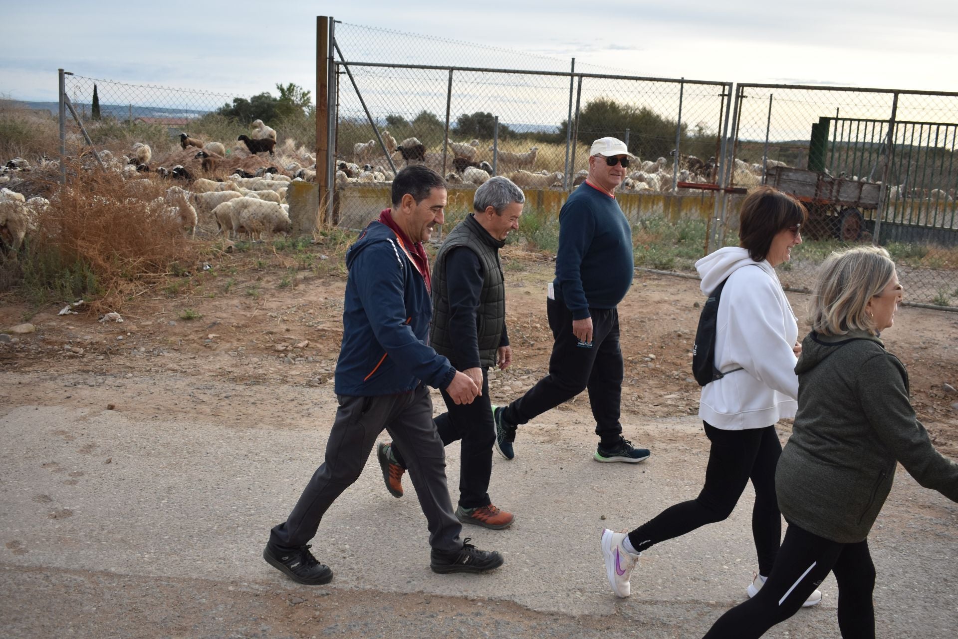 Las imágenes de la marcha contra el cáncer en Aldeanueva