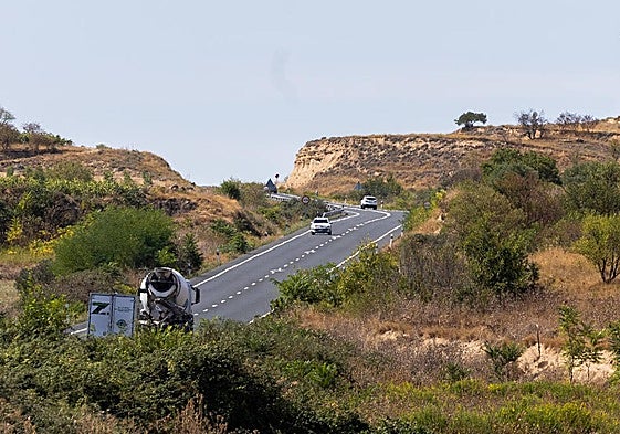 Un tramo de la N.232, en una imagen de archivo.