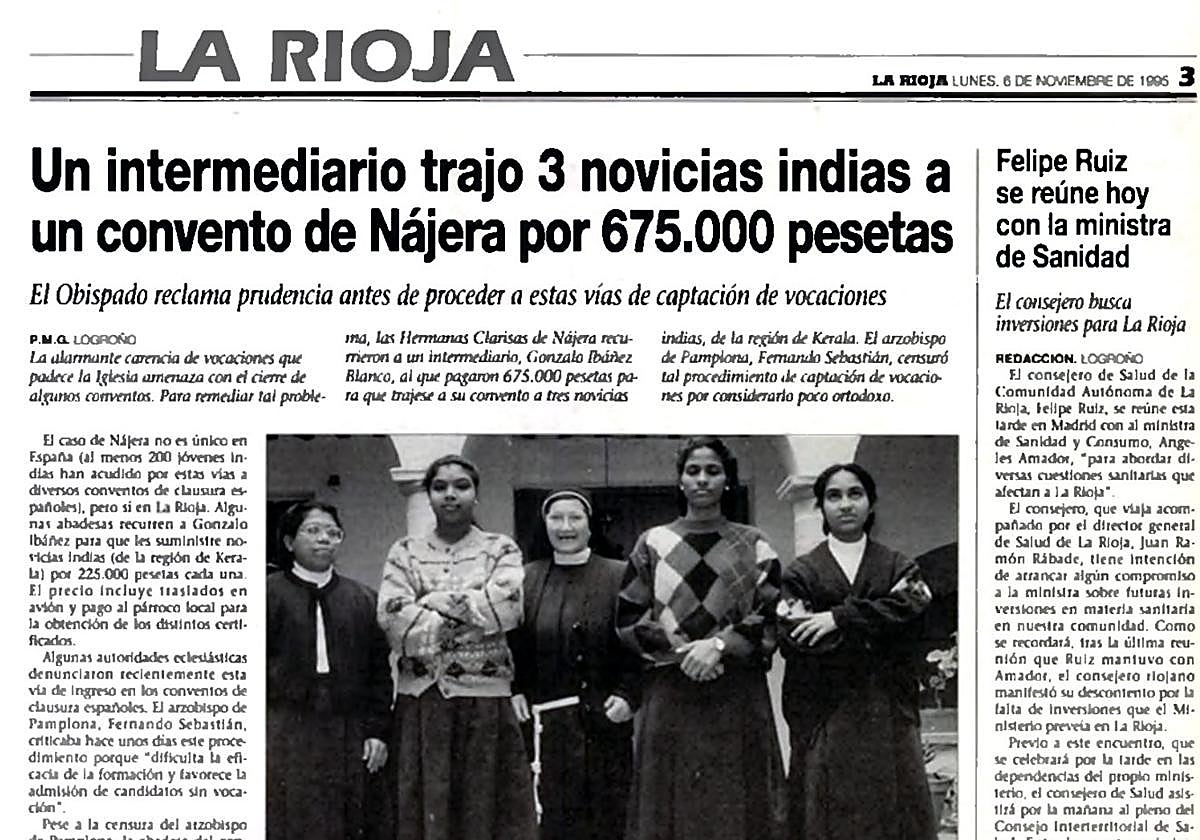 Las clarisas 'fichan' en India