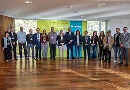 Foto de familia antes del inicio de la quinta edición del Foro Cajamar Wefood.