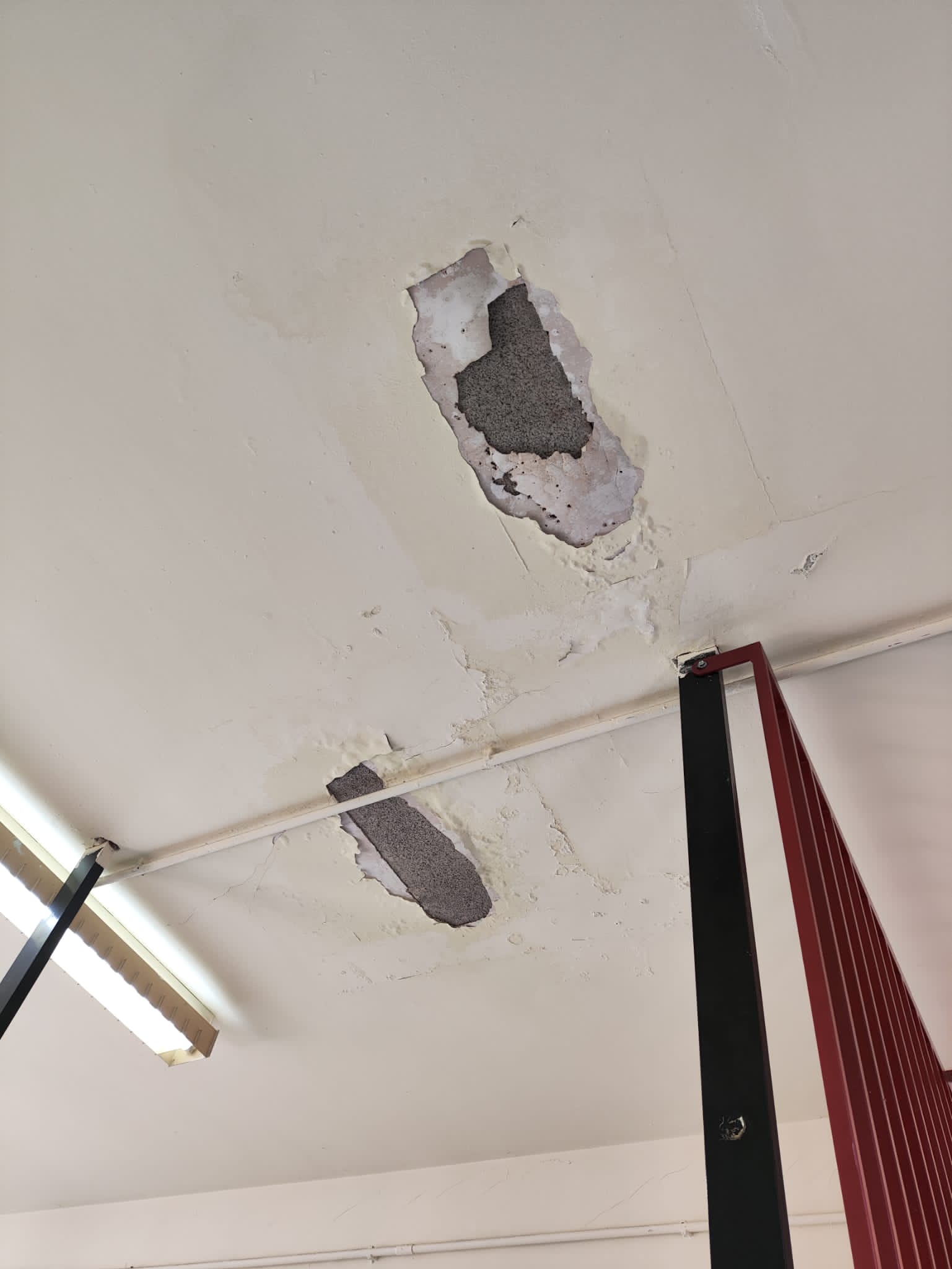 El mal estado del colegio Marqués de Vallejo