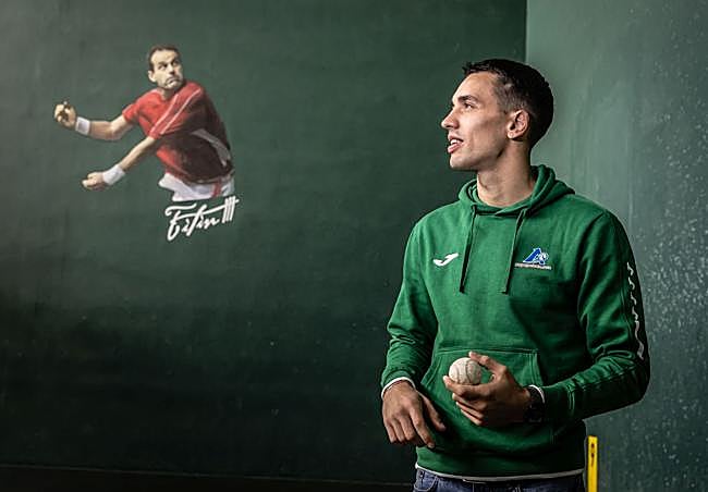 Zabala en el Adarraga, este martes.