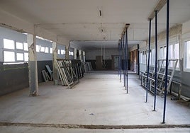 La reforma del edificio dejó pendiente el espacio para la Escuela.